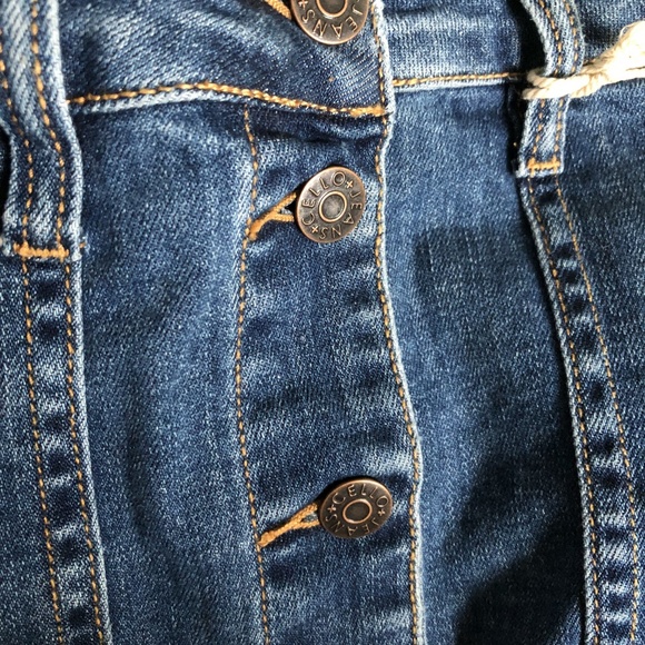 NWT Demin Button Up Skirt - Picture 6 of 6